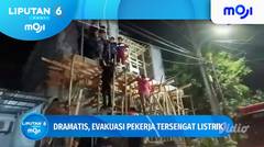 Seorang pekerja bangunan tersengat listrik di kabupaten Bogor Jawa Barat - Liputan 6 Pagi | Moji