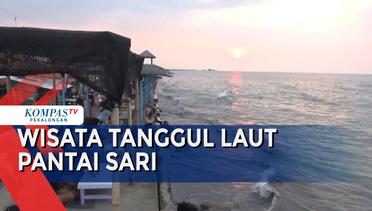 Tanggul Laut Raksasa di Pantai Sari, Pekalongan, Jadi Destinasi Wisata Favorit Warga