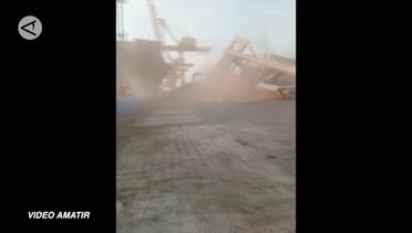Crane roboh di Pelabuhan Tanjung Emas akibatkan kerugian Rp60 M