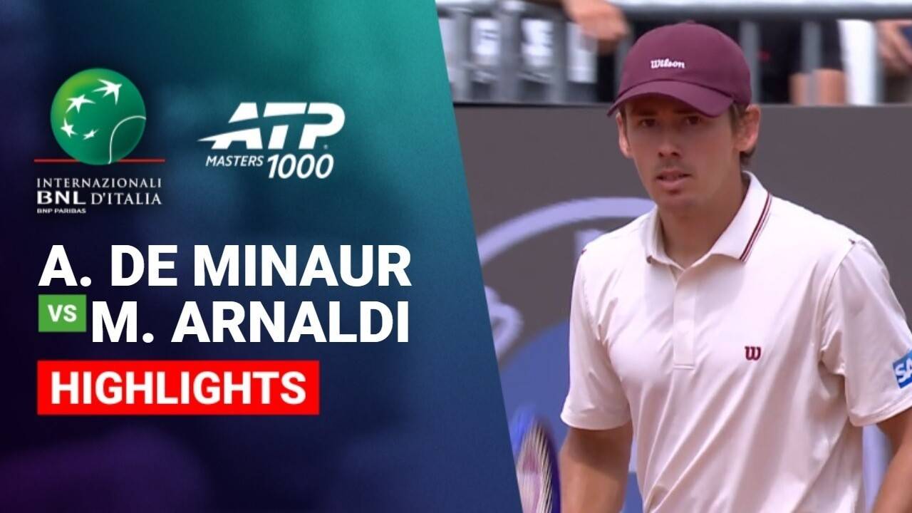 Alex de Minaur vs Matteo Arnaldi - Round 2 (BNP Paribas Arena) | ATP 1000: Internazionali BNL d'Italia 2026