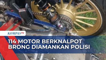 Motor Berknalpot Brong Disita Polisi di Karanganyar, Pemilik Harus Penuhi Syarat Ini Untuk Mengambil