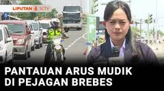 Pantauan Arus Mudik di Pertigaan Pejagan Brebes, Lalin Ramai Lancar | Liputan 6