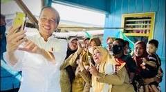 Presiden Jokowi Dengarkan Curhat Nelayan di Tanjung Pasir, Tarakan, 28 Februari 2023