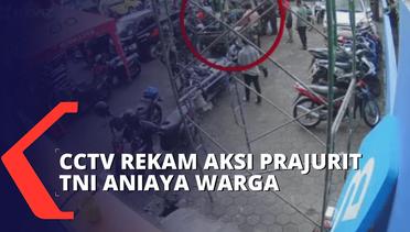 CCTV Rekam Detik-detik Sejumlah Prajurit Kostard TNI Aniaya Warga Hingga Tewas