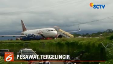 Pesawat Batik Air Tergelincir - Liputan6 Malam