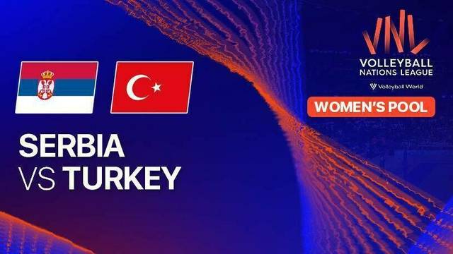 Women: Serbia vs Turkey - Full Match | Volleyball Nations League 2025