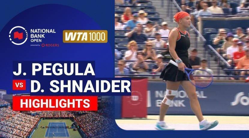 Jessica Pegula vs Diana Shnaider - Women's Singles Round of 16 | WTA 1000: National Bank Open presented by Rogers 2026