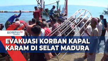 Tangis Keluarga Warnai Evakuasi Korban Kapal Tenggelam di Selat Madura