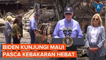 Presiden AS Joe Biden Kunjungi Hawaii Pasca Kebakaran Hebat