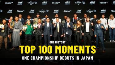 Top 100 Moments In ONE History - 1 - ONE Championship debuts in Japan