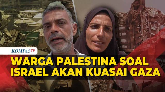 Reaksi Warga Palestina Terkait Rencana PM Israel Netanyahu Kuasai Penuh Gaza
