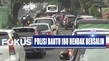 Keren! Polisi di Bogor Kawal Pengendara Mobil saat Bawa Istri yang Hendak Melahirkan - Fokus Pagi