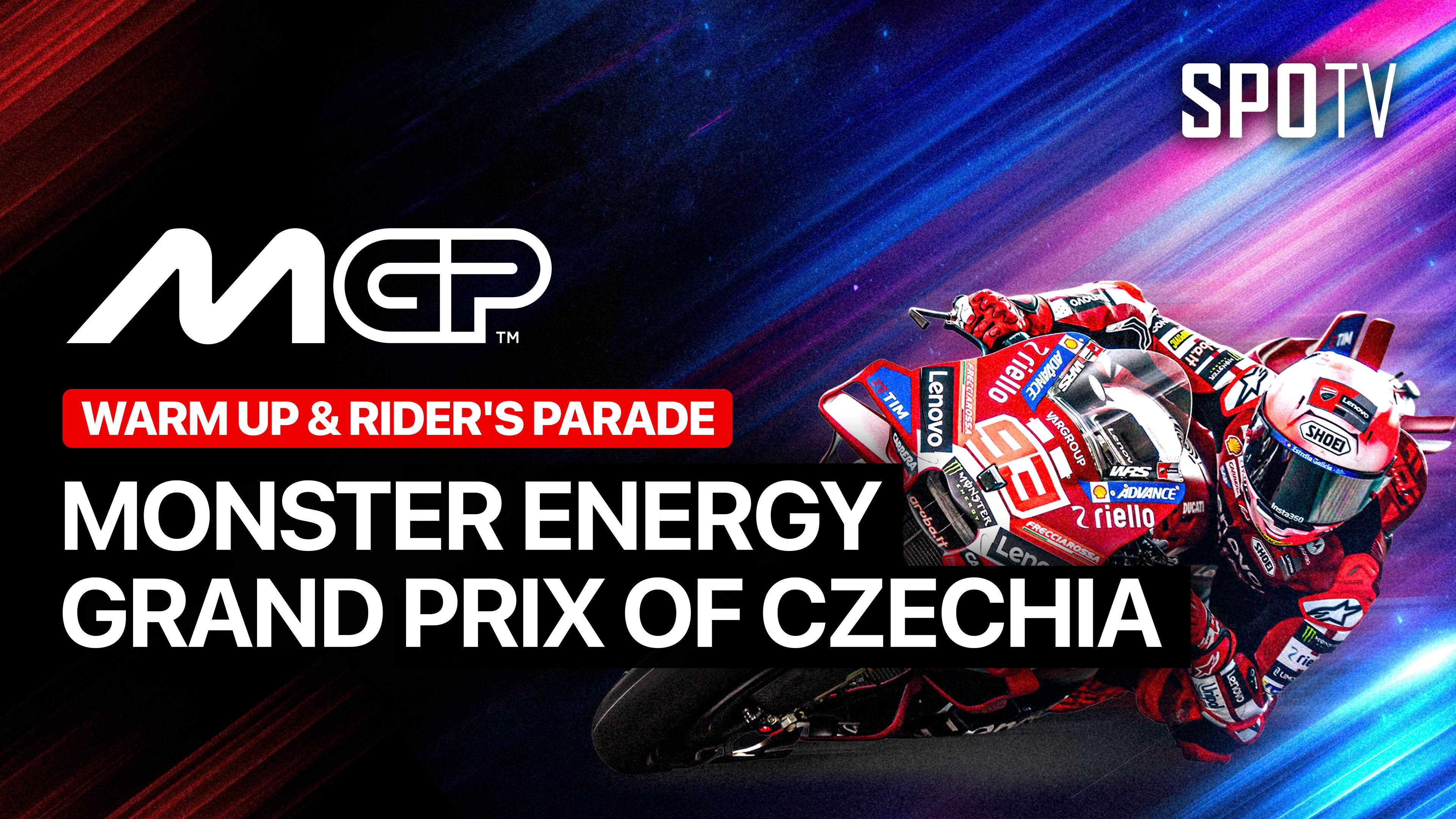 MotoGP Warm Up & Rider's Parade: Monster Energy Grand Prix of Czechia - MotoGP 2026 Round 9