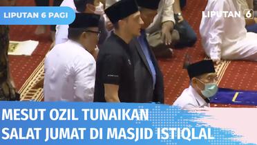 Mesut Ozil Tunaikan Ibadah Salat Jumat di Masjid Istiqlal | Liputan 6