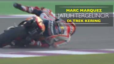 Insiden Marquez Terjatuh Sebelum Balapan MotoGP Qatar