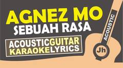 Agnez Mo - Sebuah Rasa ( Karaoke Acoustic )