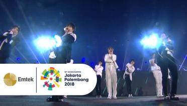 MAKIN SERU! Super Junior Nyanyikan Mr Simple | Closing Ceremony Asian Games 2018