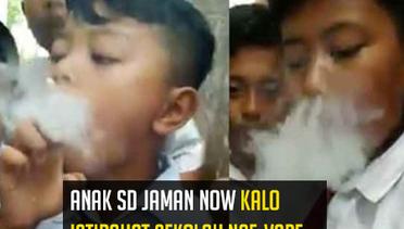 Anak SD Jaman Now Kalo Istirahat Sekolah Merokok Vapor. | Wajib Nonton