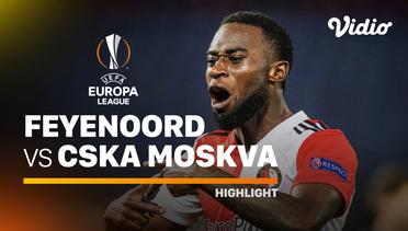 Highlight - Feynoord vs CSKA Moscow I UEFA Europa League 2020/2021