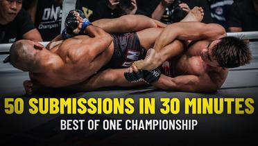 ONE Championship- 50 Submissions In 30 Minutes