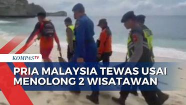 Proses Pencarian Pria Malaysia yang Tewas Terseret Ombak Usai Menolong 2 Wisatawan