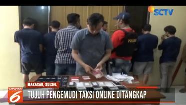 Karena Order Fiktif, 7 Driver Taksi Online di Makassar Ditangkap - Liputan6 Petang Terkini