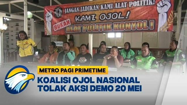 Koalisi Ojol Nasional: Kami Ojol Bukan Alat Politik Konyol!