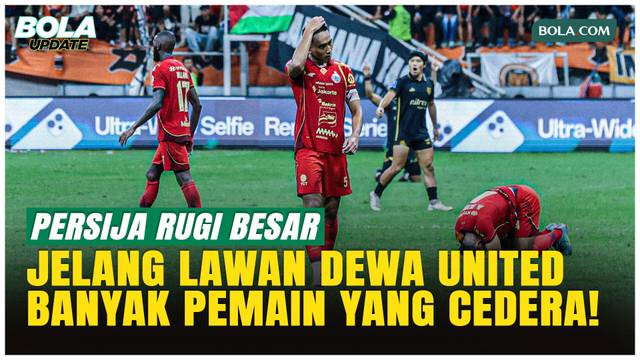 Mauricio Souza Keluhkan Cedera Pemain Persija Jelang Lawan Dewa United