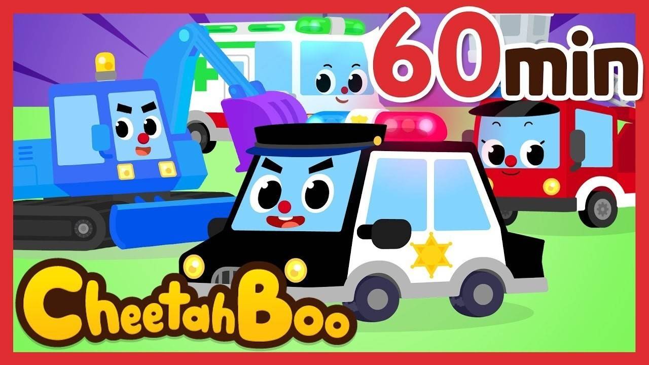 Cheetahboo Rescue Car Songs Vroom Vroom Cars + Best songs