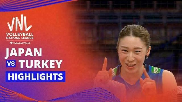 Women: Japan vs Turkey - Highlight | Volleyball Nations League 2025