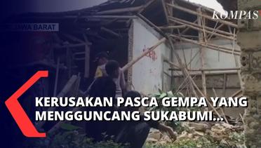 Sejumlah Rumah Warga Rusak Akibat Gempa Magnitudo 5.8 yang Guncang Sukabumi
