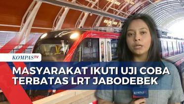 Antusiasme Warga Ikuti Uji Coba Terbatas LRT Jabodebek pada 26 dan 27 Agustus