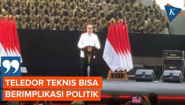 Jokowi Wanti-wanti Jangan Sampai Teledor Teknis di Pemilu 2034