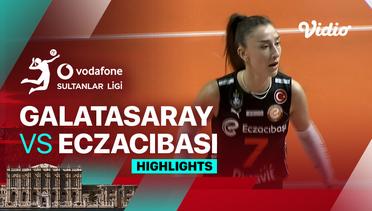 Galatasaray Daikin vs Eczacibasi Dynavi̇t - Highlights | Women's Turkish Volleyball League 2023/24