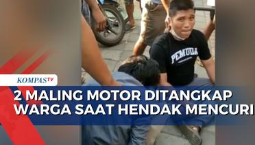 2  Maling Motor Ditangkap Warga saat Melancarkan Aksi di Alun- Alun Kota Kraksaan