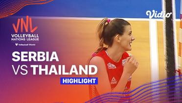 Match Highlights | Serbia vs Thailand | Women’s Volleyball Nations League 2023