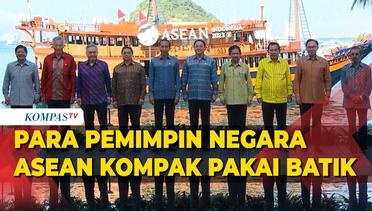 Potret Para Pemimpin ASEAN Kompak Pakai Batik di Hari Kedua KTT