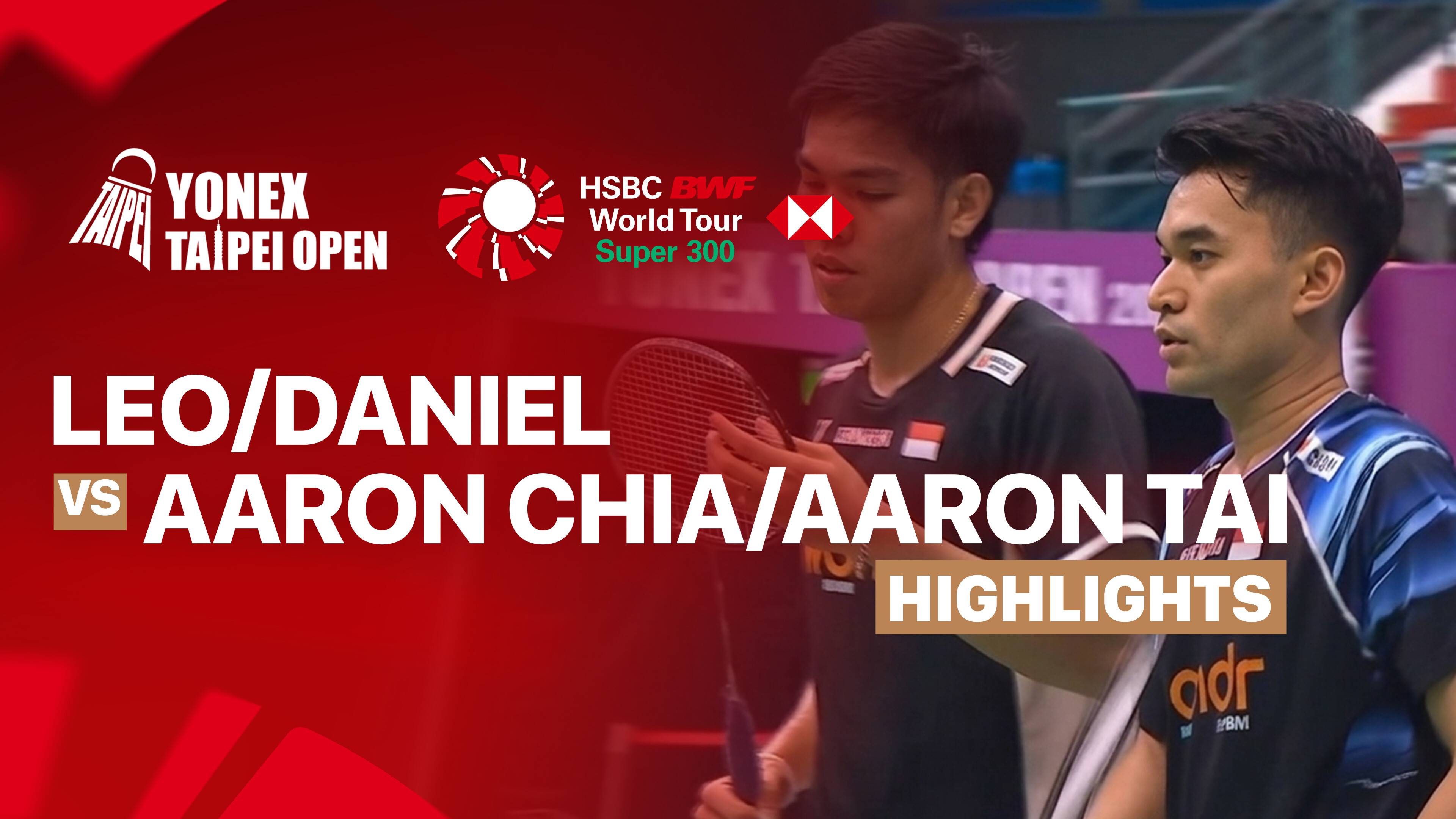 Leo Rolly Carnando/Daniel Marthin (INA) vs Aaron Chia/Aaron Tai (MAS) - Men's Doubles Final | YONEX Taipei Open 2026