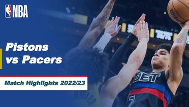 Match Highlights | Detroit Pistons vs Indiana Pacers | NBA Regular Season 2022/23