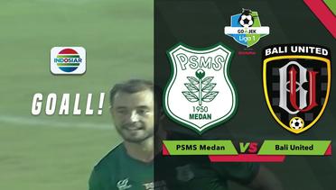Goal Reinaldo Lobo - PSMS Medan (1) vs (2) Bali United | Go-Jek Liga 1 Bersama Bukalapak