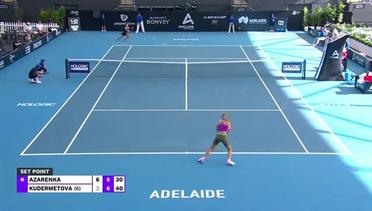 Veronika Kudermetova vs Victoria Azarenka - Highlights | WTA Adelaide International 2 2023