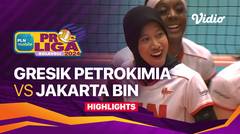 Putri: Gresik Petrokimia Pupuk Indonesia vs Jakarta BIN - Highlights | PLN Mobile Proliga 2024