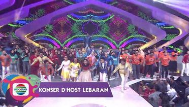 HEBOH! D’Host Vs D’Cute Goyang "Cekidot" Bareng Diatas Panggung - KONSER D'HOST LEBARAN