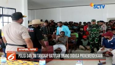 Polri-TNI Bubarkan Diskusi Diduga Makar KNPB di Jayapura - Liputan 6 Pagi