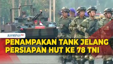 Penampakan Tank, Alutsista dan Personel TNI di Monas dalam Rangka HUT ke 78 TNI
