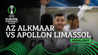 Highlights - AZ Alkmaar vs Apollon | UEFA Europa Conference League 2022/23