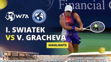 Iga Swiatek vs Varvara Gracheva - Highlights | WTA Cincinnati Open 2024