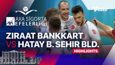 Ziraat Bankkart vs Hatay B. Sehir BLD. - Highlights | Men's Turkish Volleyball League 2023/24