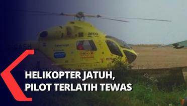 Polisi Selidiki Penyebab Helikopter Jatuh yang Tewaskan 2 Orang