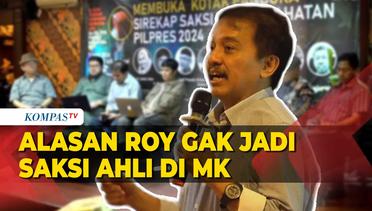 Roy Suryo Buka Suara Sebab Tak Jadi Saksi Ahli Sengketa Pilpres di MK